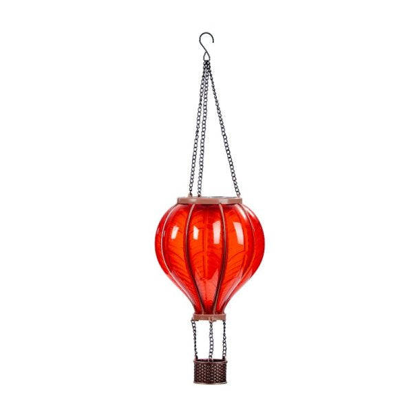 Fiesta Flaming Solar Balloon Hanging LED Ornament