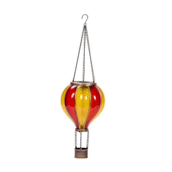 Sunset Flaming Solar Balloon LED Flickering Flame Hanging Decoration