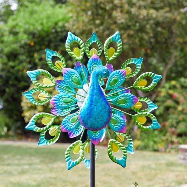 Peacock Solar Wind Spinner 130cm 5030045