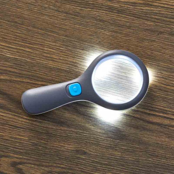 Magni-Light - Illuminated Magnifying Glass for Reading Small Print and Working on Intricate Projects