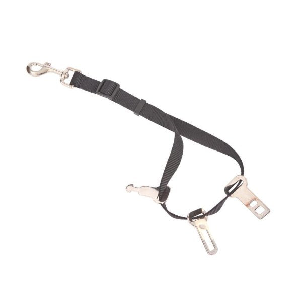 Dog Car Seat Belt Universal Clip Pet Safety 46cm Lead Adjustable Travel
