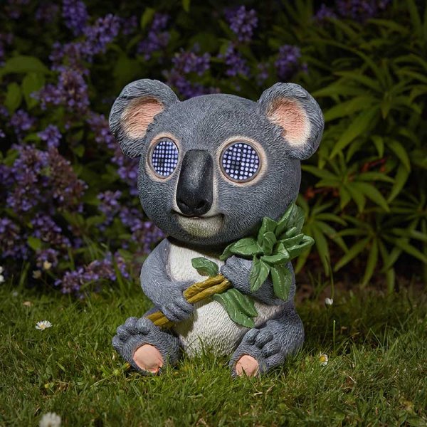 Blinkin' Koala Solar Powered LED Garden Ornament