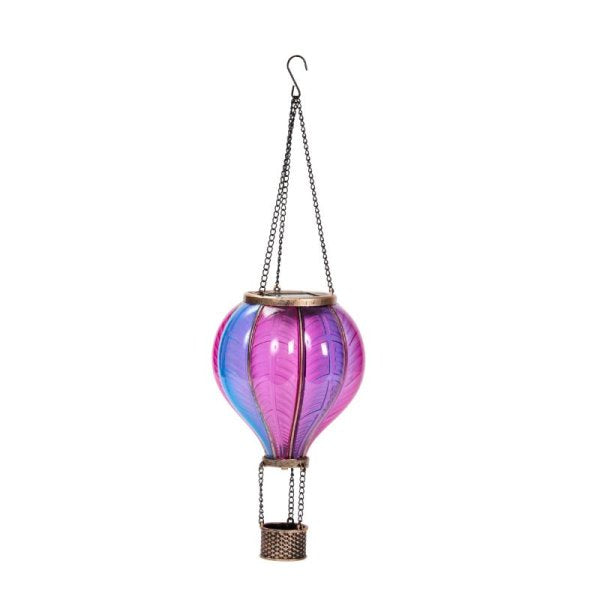 Aurora Flaming Balloon Outdoor Solar LED Flicker Flame Hanging Decoration