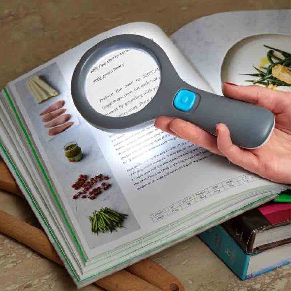 Magni-Light - Illuminated Magnifying Glass for Reading Small Print and Working on Intricate Projects